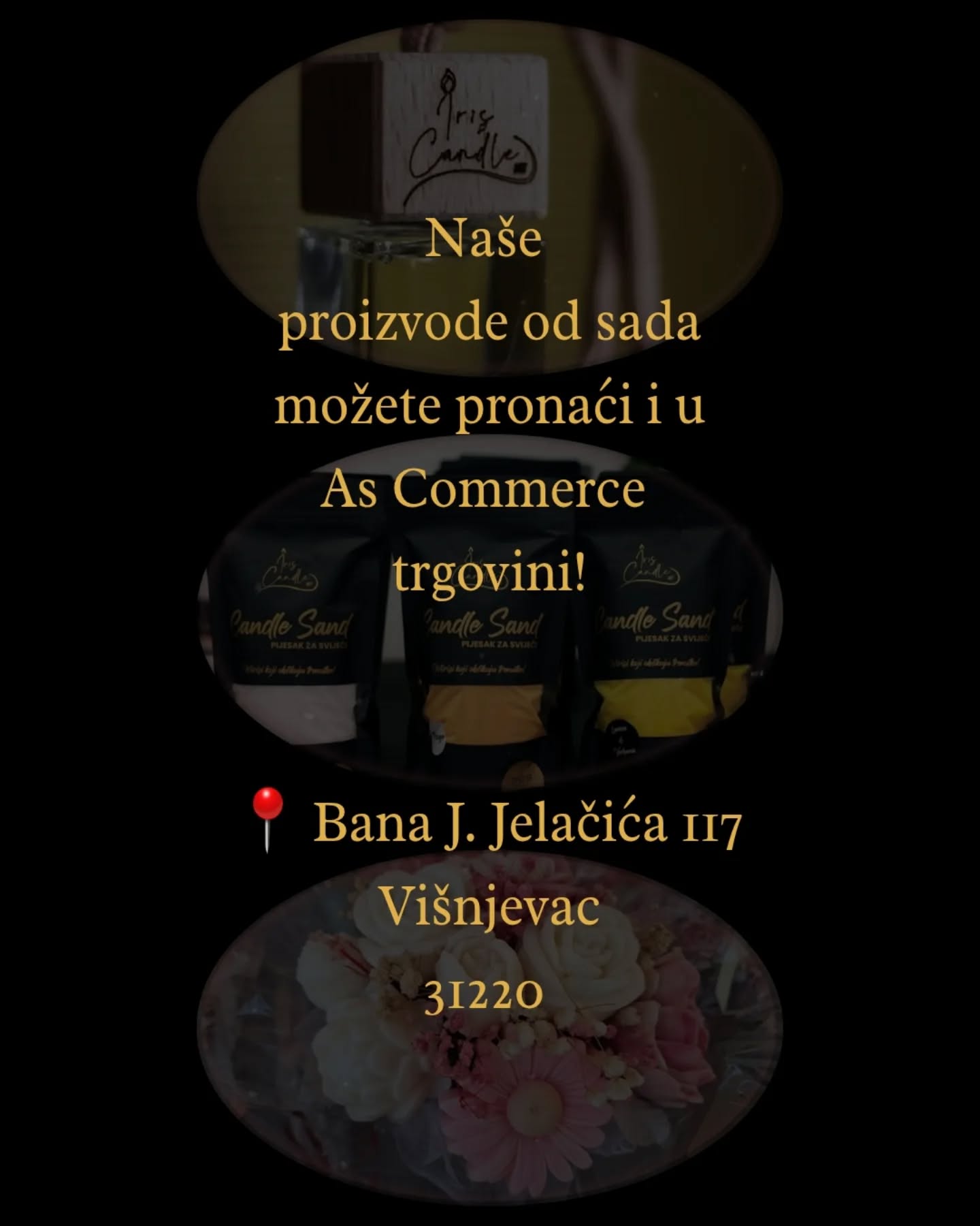 💥 NOVOST!
Od sada nas možete pronaći i u As Commerce trgovini!📍 Bana J. Jelačića 117, 31220 VišnjevacDođite i pronađite savršen mirisni proizvod za svaki trenutak ✨#iriscandleart #rucnirad #svijece #ascommerce #visnjevac #dekoracija #poklonideja #mirisnesvijece